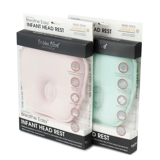 Bubba Blue Breathe Easy® Infant Head Rest -Pink