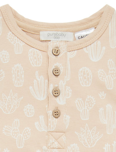 Purebaby Cactus Sands Growsuit - Cactus Sands - Outlet Shop For Kids