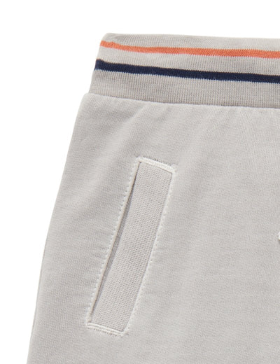 Purebaby Sporty Shorts - Grey Pigment Dyed - Outlet Shop For Kids