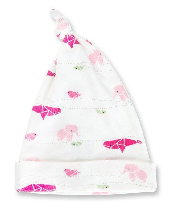 Sapling Child Organic Raspberry Fizz Knotted Hat-Outlet Shop For Kids