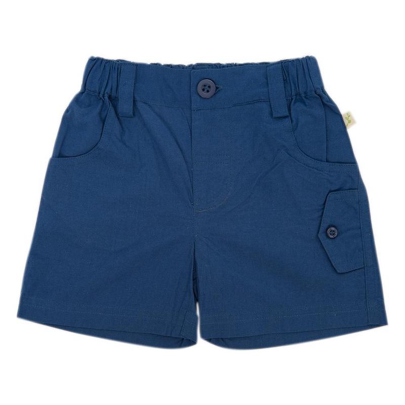 Tiny Twig Organic Cargo Shorts - Bijou Blue-Outlet Shop For Kids