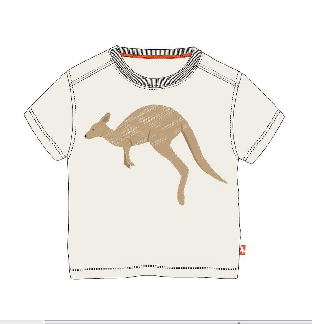 Wild Republic Short Sleeve T-Shirt - Kangaroo-Outlet Shop For Kids